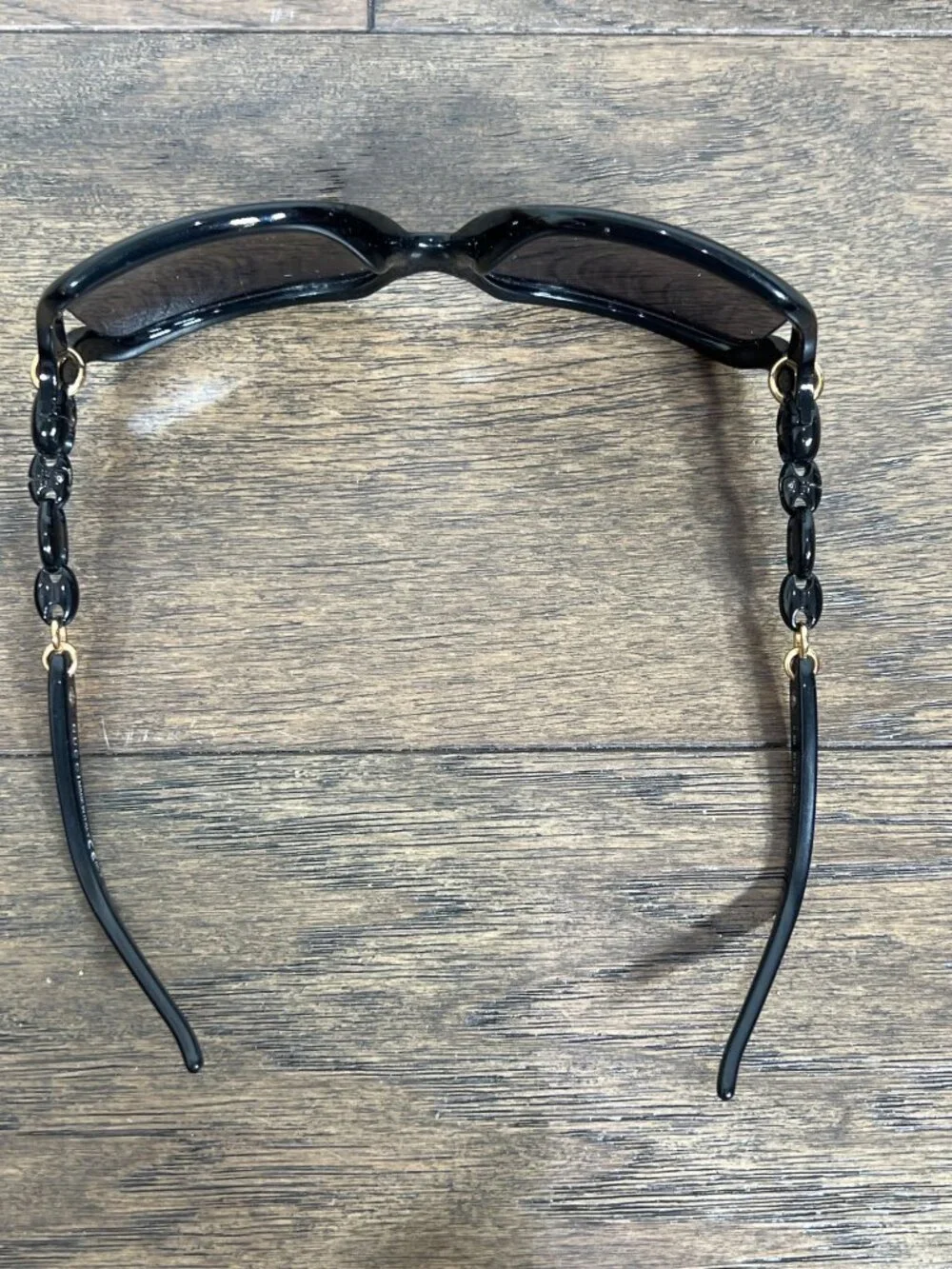GUCCI Sunglasses GG 3584/S 59-15-115 Black and Rose Gold EUC